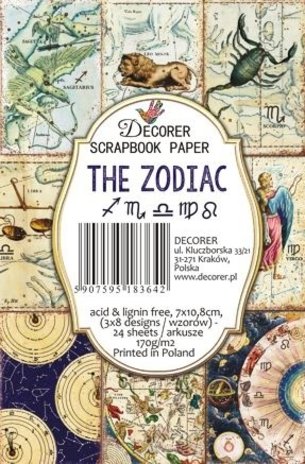 Decorer The Zodiac Paper Pack (7x10,8cm) (M64) Decorer The Zodiac Paper Pack (7x10,8cm) (M64)