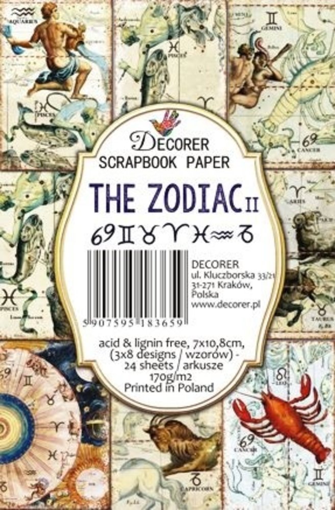Decorer The Zodiac II Paper Pack (7x10,8cm) (M65)