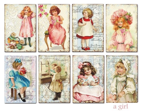 Decorer A Girl Paper Pack (7x10,8cm) (M67) Decorer A Girl Paper Pack (7x10,8cm) (M67)