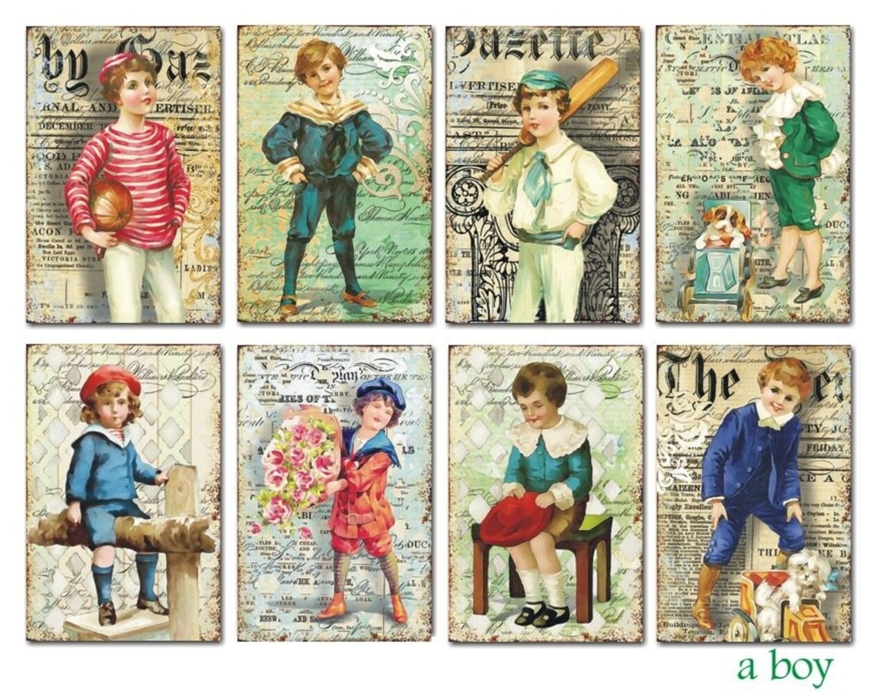 Decorer A Boy Paper Pack (7x10,8cm) (M68) Decorer A Boy Paper Pack (7x10,8cm) (M68)