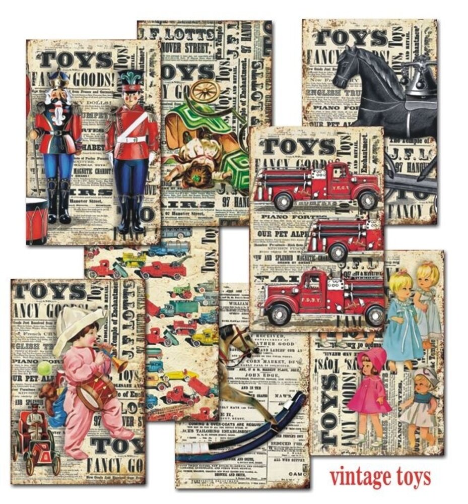 Decorer Vintage Toys Paper Pack (7x10,8cm) (M69) Decorer Vintage Toys Paper Pack (7x10,8cm) (M69)