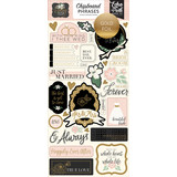 Echo Park Wedding Day 6x13 Inch Chipboard Phrases (WD181022)