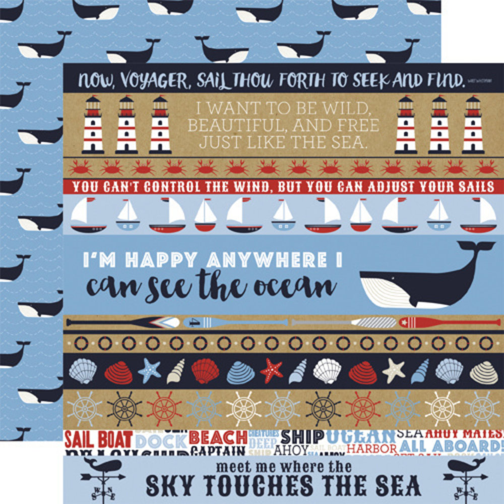 Carta Bella Deep Blue Sea 12x12 Inch Collection Kit (CBDB102016) Carta Bella Deep Blue Sea 12x12 Inch Collection Kit (CBDB102016)