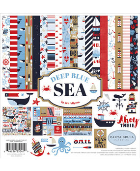 Carta Bella Deep Blue Sea 12x12 Inch Collection Kit (CBDB102016) Carta Bella Deep Blue Sea 12x12 Inch Collection Kit (CBDB102016)