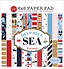 Deep Blue Sea 6x6 Inch Paper Pad (CBDB102023)