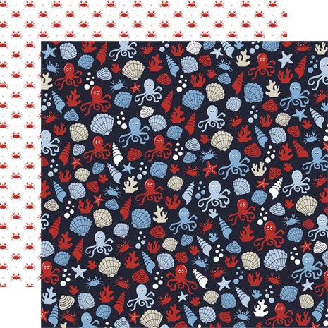 Carta Bella Deep Blue Sea 6x6 Inch Paper Pad (CBDB102023)