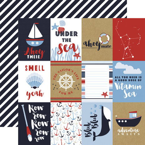 Carta Bella Deep Blue Sea 6x6 Inch Paper Pad (CBDB102023)