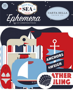 Carta Bella Deep Blue Sea Ephemera (CBDB102024) Carta Bella Deep Blue Sea Ephemera (CBDB102024)