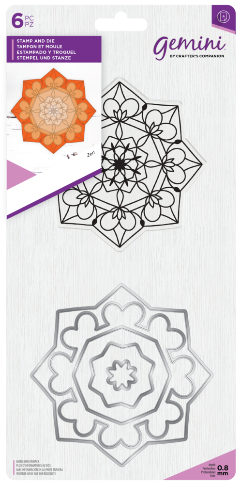Gemini Zen Stamp & Die (GEM-STD-ZEN)