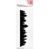Nellie Snellen Pine Tree Border Clear Stamp (CSIL005)