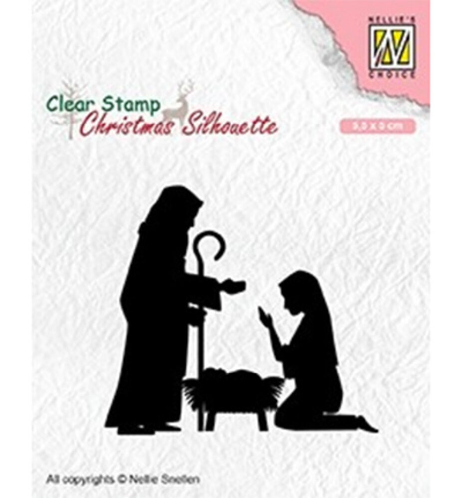 Nellie Snellen Nativity-2 Clear Stamp (CSIL007) Nellie Snellen Nativity-2 Clear Stamp (CSIL007)