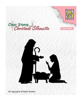 Nellie Snellen Nativity-2 Clear Stamp (CSIL007) Nellie Snellen Nativity-2 Clear Stamp (CSIL007)