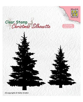 Nellie Snellen Fir Tree Clear Stamp (CSIL009) Nellie Snellen Fir Tree Clear Stamp (CSIL009)