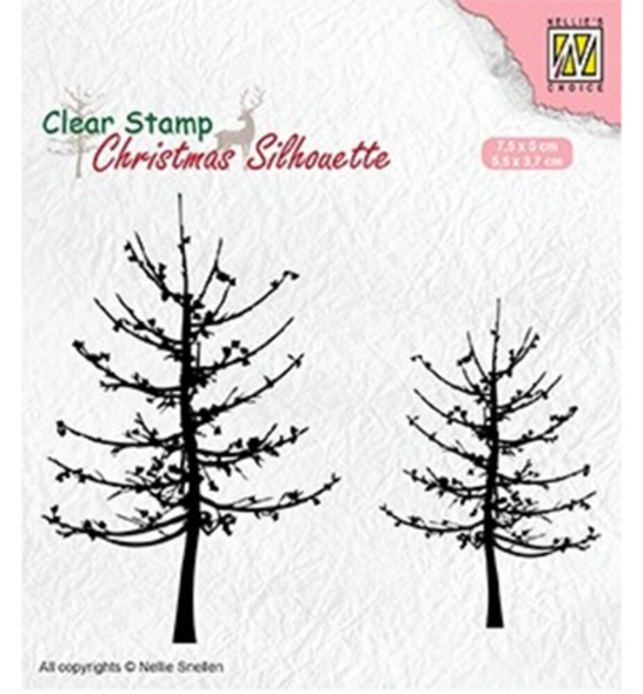 Nellie Snellen Leafless Trees Clear Stamp (CSIL010)