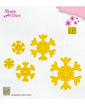 Nellie Snellen Shape Die Snowflakes (SD168)