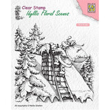 Nellie Snellen Santa Claus at Work Clear Stamp (IFS018)