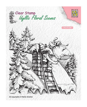 Nellie Snellen Santa Claus at Work Clear Stamp (IFS018) Nellie Snellen Santa Claus at Work Clear Stamp (IFS018)