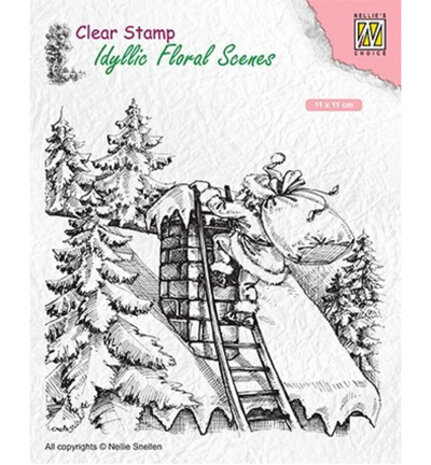 Nellie Snellen Santa Claus at Work Clear Stamp (IFS018) Nellie Snellen Santa Claus at Work Clear Stamp (IFS018)