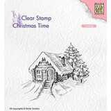 Nellie Snellen Cosily Snowy Cottage Clear Stamp (CT030)
