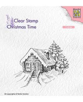 Nellie Snellen Cosily Snowy Cottage Clear Stamp (CT030) Nellie Snellen Cosily Snowy Cottage Clear Stamp (CT030)
