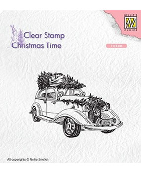 Nellie Snellen Christmas Tree Transport Clear Stamp (CT031) Nellie Snellen Christmas Tree Transport Clear Stamp (CT031)