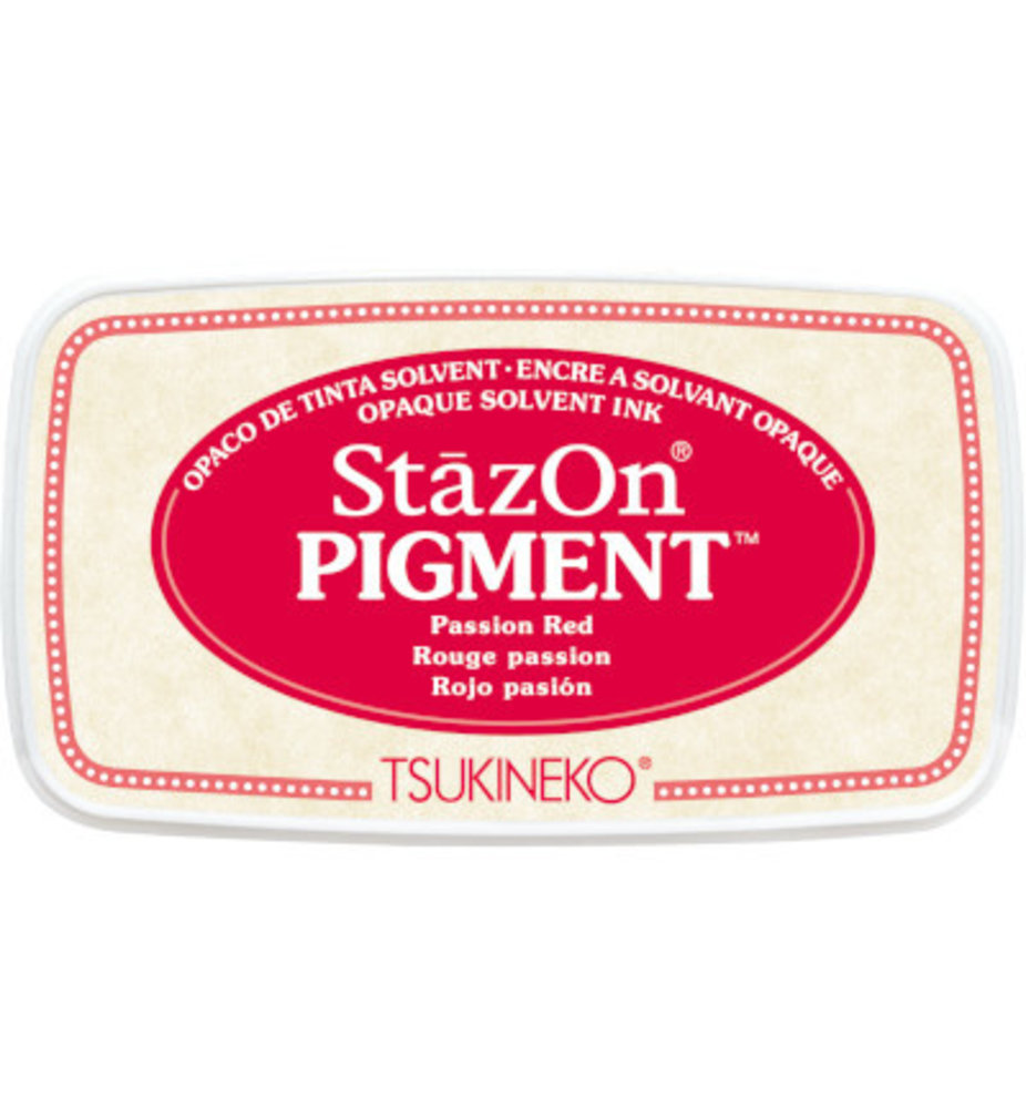 Tsukineko StazOn Pigment Passion Red (SZ-PIG-21)