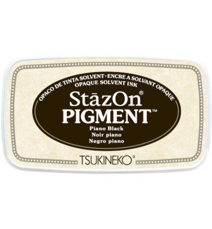 Tsukineko StazOn Pigment Piano Black (SZ-PIG-31)