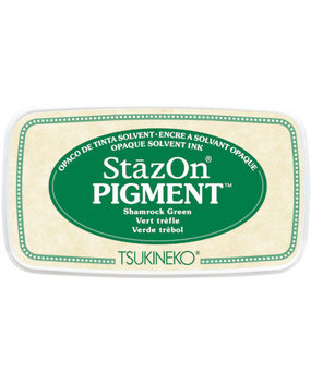 Tsukineko StazOn Pigment Shamrock Green (SZ-PIG-51)