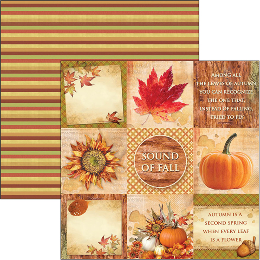 Ciao Bella Papercrafting The Sound Of Autumn 6x6 Inch Paper Pad (CBQ023) Ciao Bella Papercrafting The Sound Of Autumn 6x6 Inch Paper Pad (CBQ023)