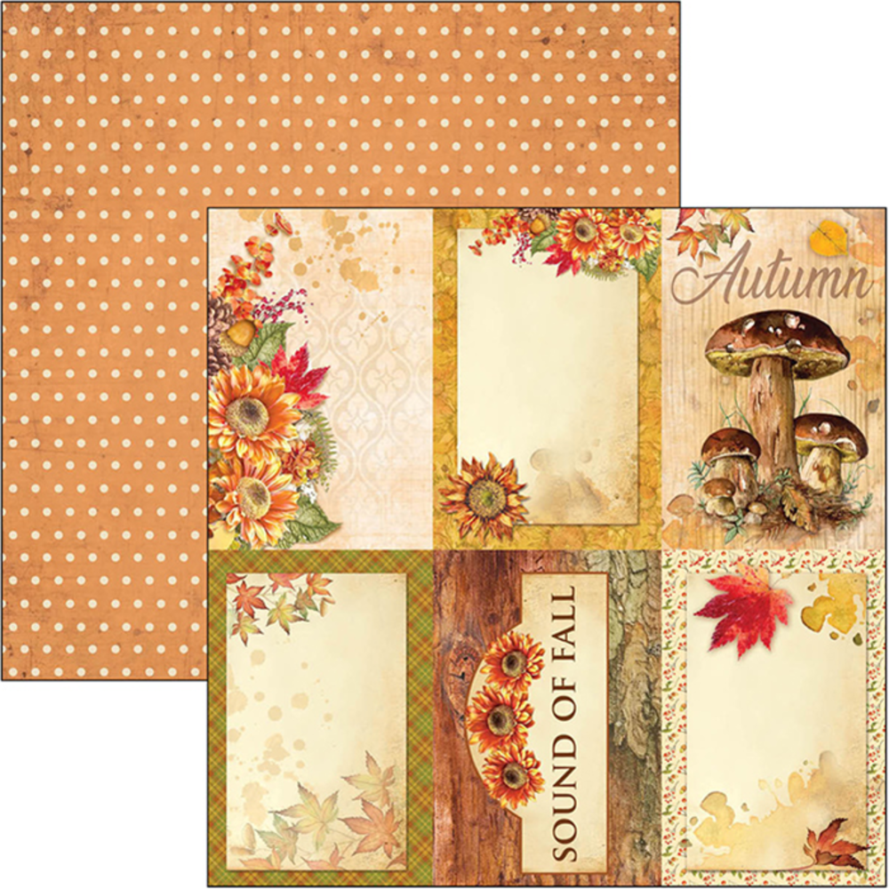 Ciao Bella Papercrafting The Sound Of Autumn 6x6 Inch Paper Pad (CBQ023) Ciao Bella Papercrafting The Sound Of Autumn 6x6 Inch Paper Pad (CBQ023)