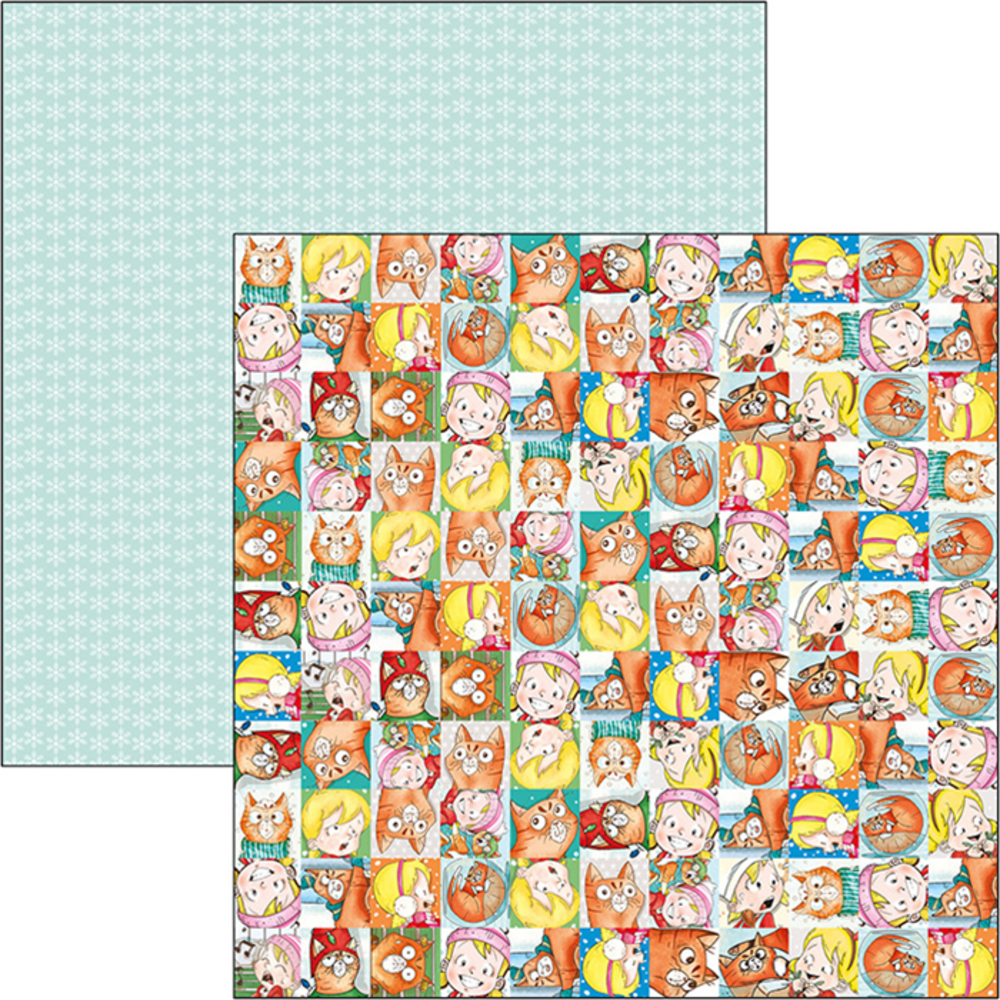 Ciao Bella Papercrafting Zoe & Ziggy 12x12 Inch Patterns Pad (CBT025) Ciao Bella Papercrafting Zoe & Ziggy 12x12 Inch Patterns Pad (CBT025)