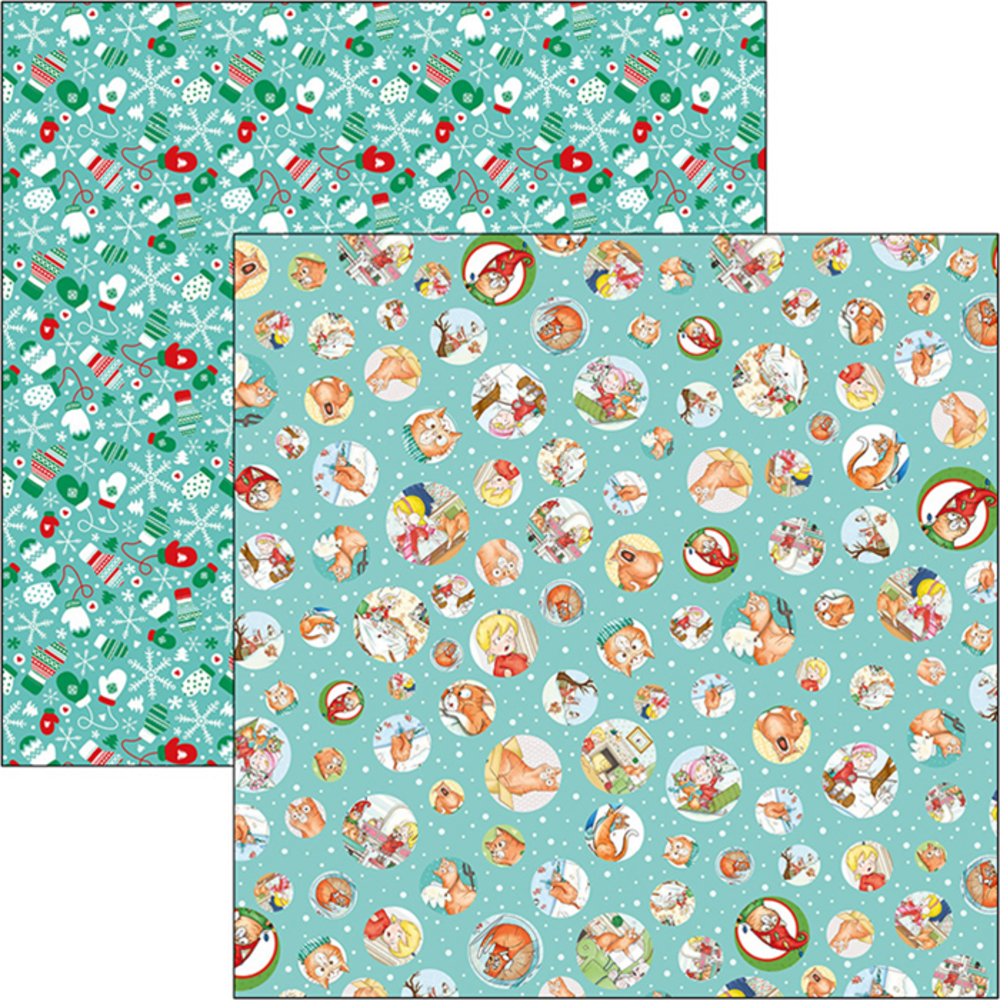 Ciao Bella Papercrafting Zoe & Ziggy 12x12 Inch Patterns Pad (CBT025) Ciao Bella Papercrafting Zoe & Ziggy 12x12 Inch Patterns Pad (CBT025)