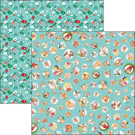 Ciao Bella Papercrafting Zoe & Ziggy 12x12 Inch Patterns Pad (CBT025) Ciao Bella Papercrafting Zoe & Ziggy 12x12 Inch Patterns Pad (CBT025)