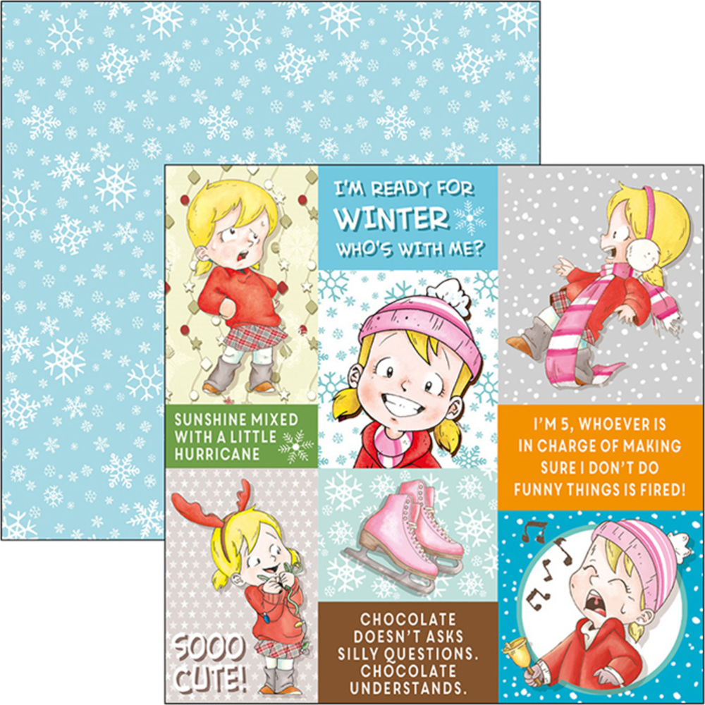 Ciao Bella Papercrafting Zoe & Ziggy 6x6 Inch Paper Pad (CBQ025) Ciao Bella Papercrafting Zoe & Ziggy 6x6 Inch Paper Pad (CBQ025)