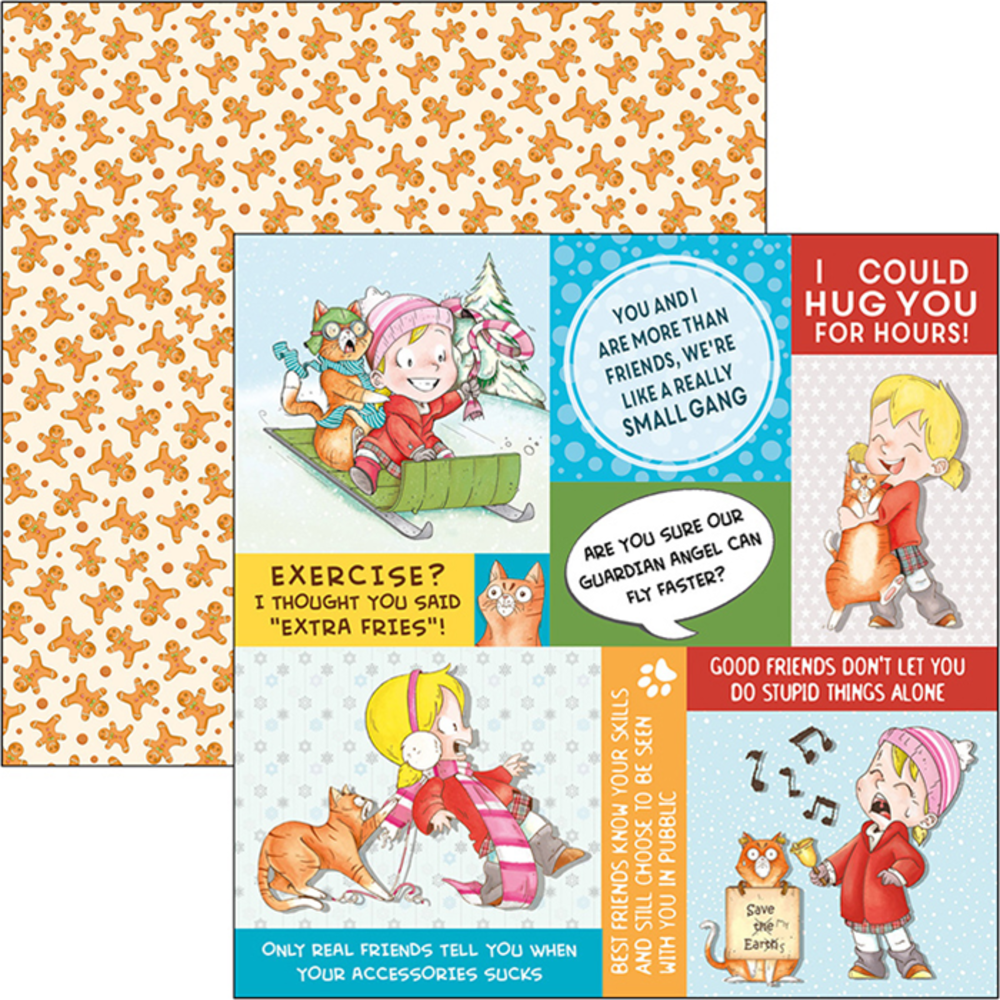 Ciao Bella Papercrafting Zoe & Ziggy 6x6 Inch Paper Pad (CBQ025) Ciao Bella Papercrafting Zoe & Ziggy 6x6 Inch Paper Pad (CBQ025)