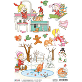 Ciao Bella Papercrafting Zoe & Ziggy A4 Piuma Rice Paper (CBRP052)