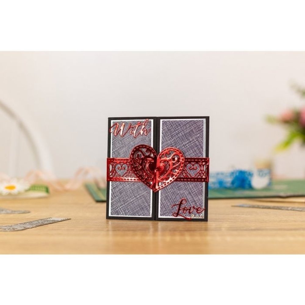 Gemini Love Heart Papercraft Die (GEM-MD-ELE-LOHE) Gemini Love Heart Papercraft Die (GEM-MD-ELE-LOHE)