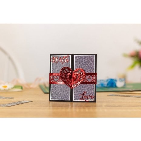 Gemini Love Heart Papercraft Die (GEM-MD-ELE-LOHE) Gemini Love Heart Papercraft Die (GEM-MD-ELE-LOHE)