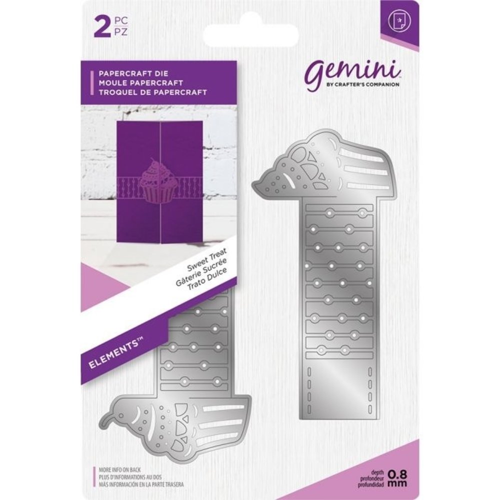 Gemini Sweet Treat Papercraft Die (GEM-MD-ELE-SWTR)
