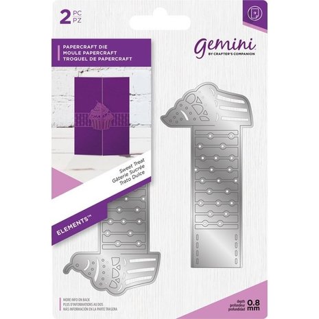 Gemini Sweet Treat Papercraft Die (GEM-MD-ELE-SWTR)