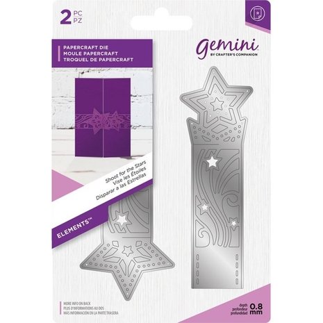 Gemini Shoot for the Stars Papercraft Die (GEM-MD-ELE-SFTS) Gemini Shoot for the Stars Papercraft Die (GEM-MD-ELE-SFTS)