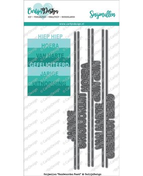 Carlijn Design Snijmal Randwoorden Feest (CDSN-0011) Carlijn Design Snijmal Randwoorden Feest (CDSN-0011)