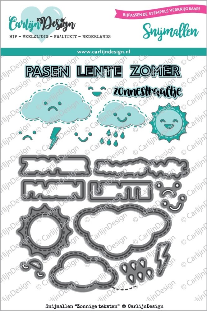 Carlijn Design Snijmal Zonnige Teksten (CDSN-0006) Carlijn Design Snijmal Zonnige Teksten (CDSN-0006)