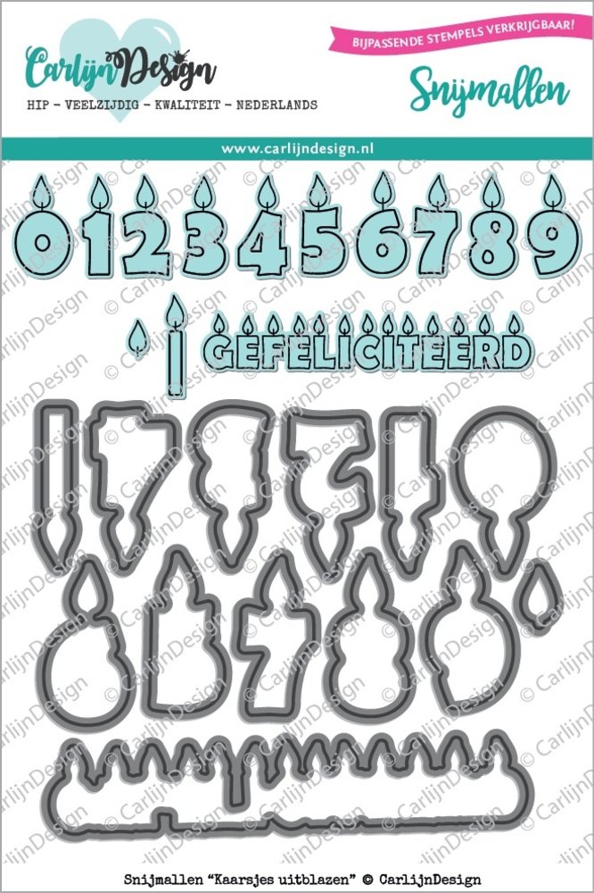 Carlijn Design Snijmal Kaarsjes Uitblazen (CDSN-0004) Carlijn Design Snijmal Kaarsjes Uitblazen (CDSN-0004)