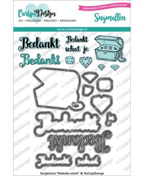 Carlijn Design Snijmal Bedankt Schat (CDSN-0003) Carlijn Design Snijmal Bedankt Schat (CDSN-0003)