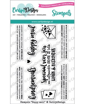 Carlijn Design Clear Stamps Happy Mail (CDST0026)