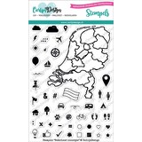 Carlijn Design Clear Stamps Nederland Icoontjes (CDST0006)