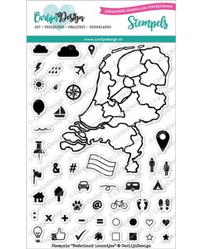 Carlijn Design Clear Stamps Nederland Icoontjes (CDST0006) Carlijn Design Clear Stamps Nederland Icoontjes (CDST0006)