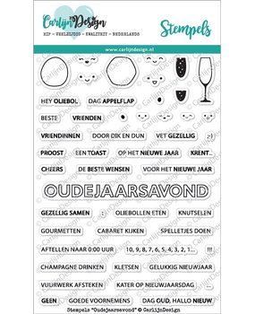 Carlijn Design Clear Stamps Oudejaarsavond (CDST0008)