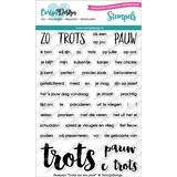 Carlijn Design Clear Stamps Trots Als Een Pauw (CDST0029)